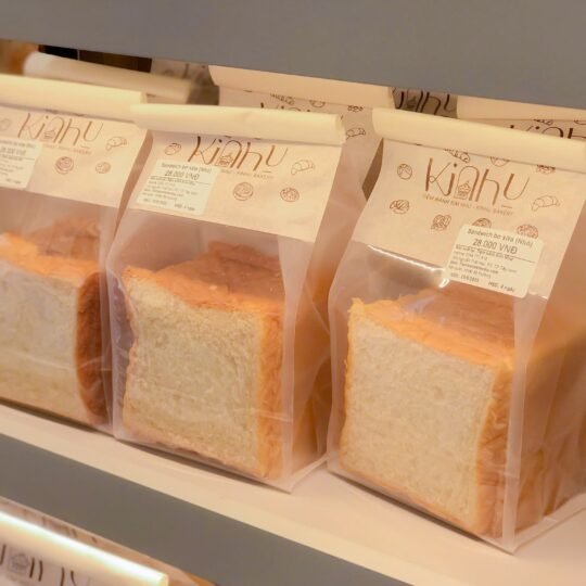 Bánh mì sandwich bơ sữa