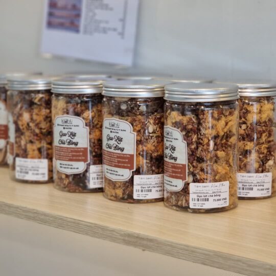 gạo lứt chà bông