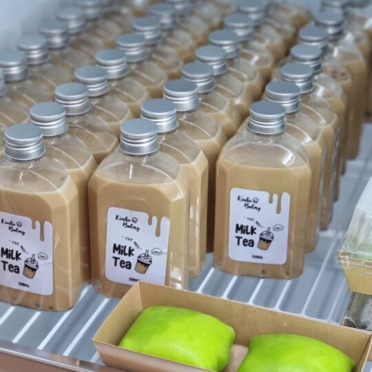 trà sữa chai mang về tại tây ninh