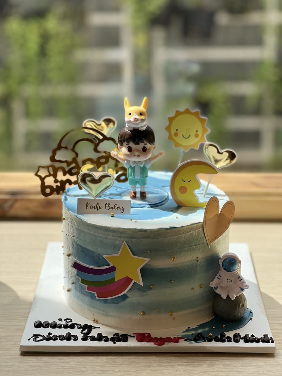 bánh kem dành cho bé trai