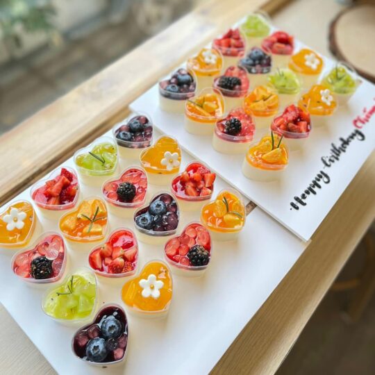 panna cotta sinh nhật