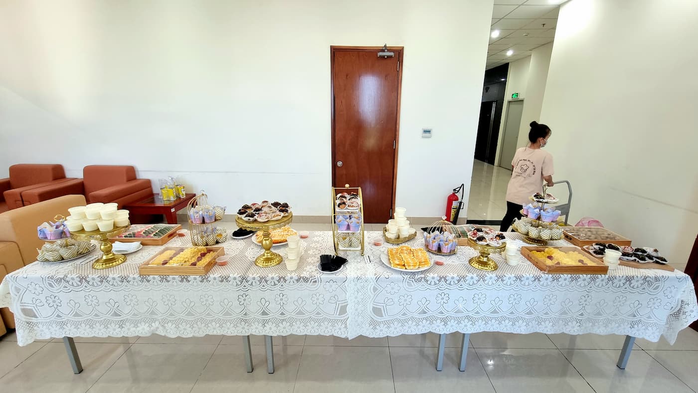 Tiệc teabreak trà bánh hội nghị tại Vietcombank Tây Ninh (18)