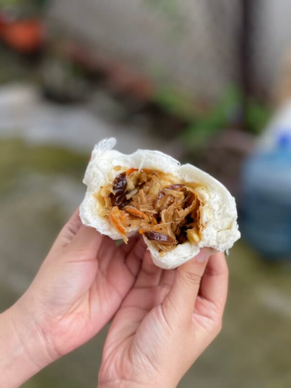 Bánh bao chay tại Tây Ninh