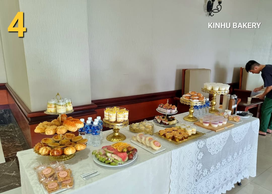 tiệc teabreak bánh ngọt sang trọng hội nghị ở Tây Ninh