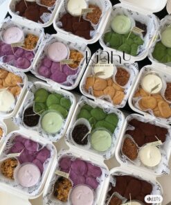 Bánh mochi chấm kem sữa siêu hot