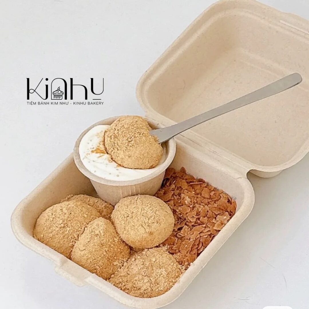 Bánh mochi chấm kem siêu ngon
