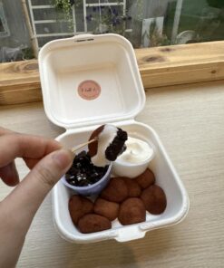 Mochi chấm kem sữa tại Tây Ninh