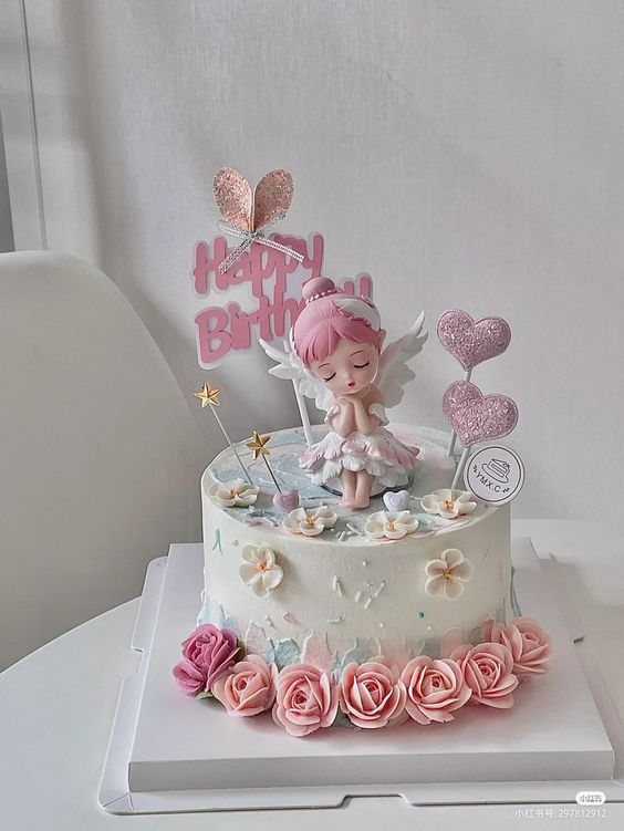 Bánh sinh nhật đẹp 4 - Bánh fondant chủ đề sếp kỉ niệm công ty - Tiny  Pretty Cake