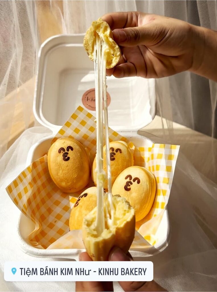 bánh trứng cười - bánh trứng lòng đào