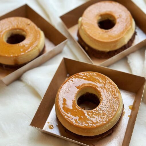 bánh flan gato size vừa