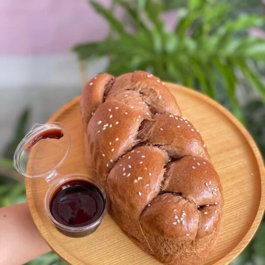bánh mì hoa cúc sô cô la