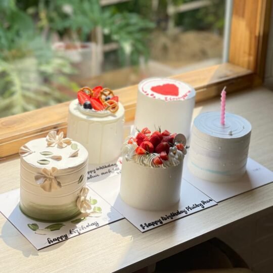 bánh kem mini đẹp mắt và sáng tạo