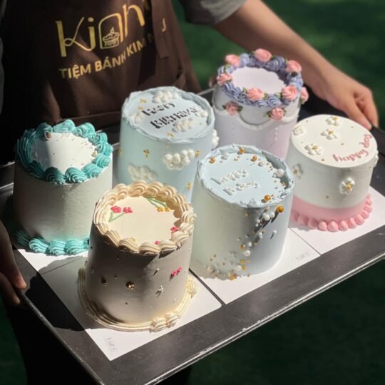 mẫu bánh kem mini 10cm siêu xinh 1