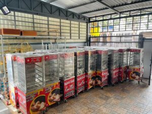 100 tủ bánh bao dành cho các điểm bán lẻ