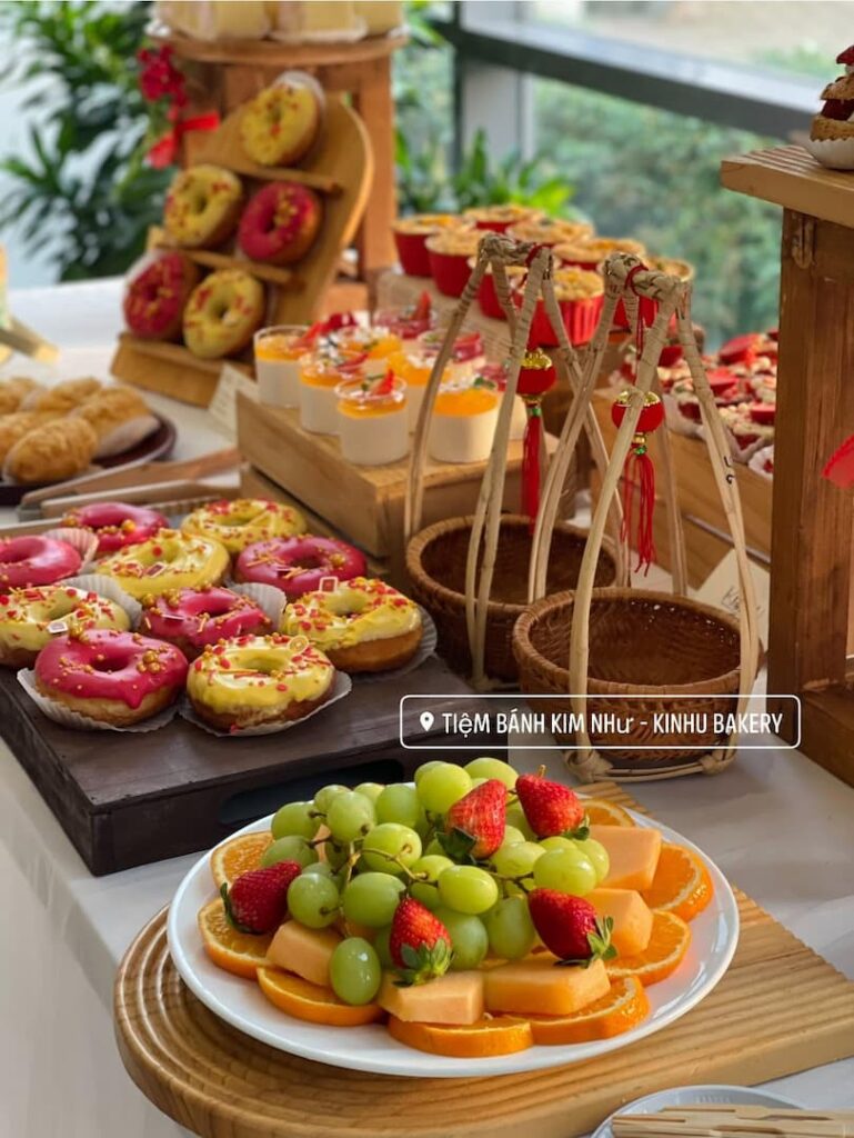 decor bánh ngọt kiểu tết