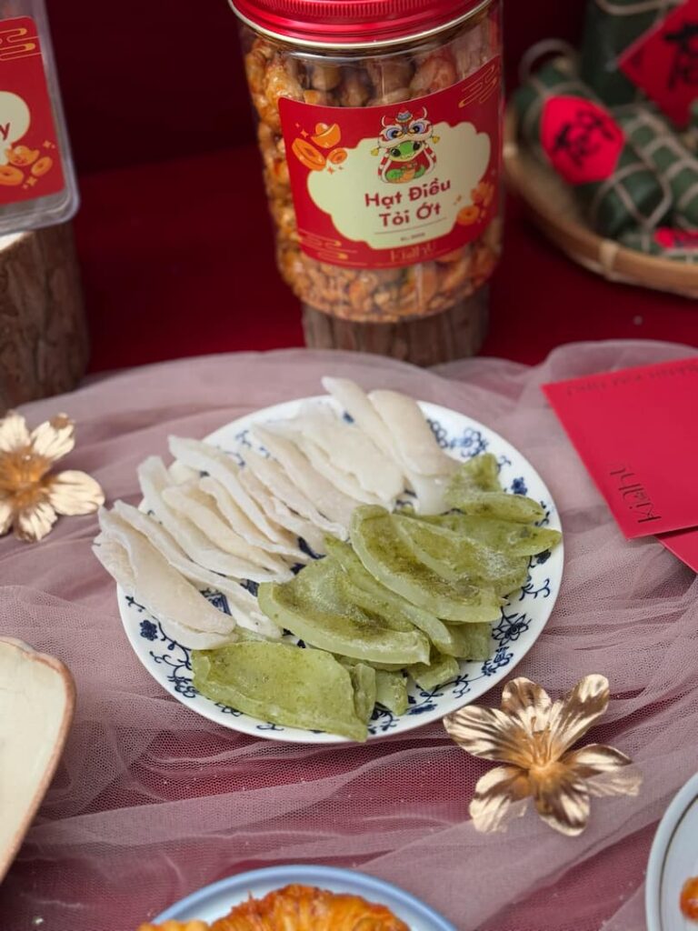 dừa non sấy
