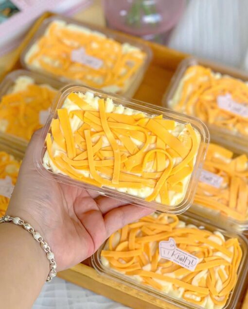 bánh bông lan phô mai tươi mát lạnh