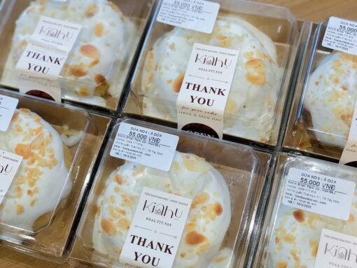 bánh dừa non lá dứa siêu ngon