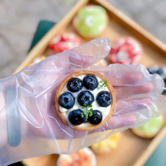 tart trái cây việt quất
