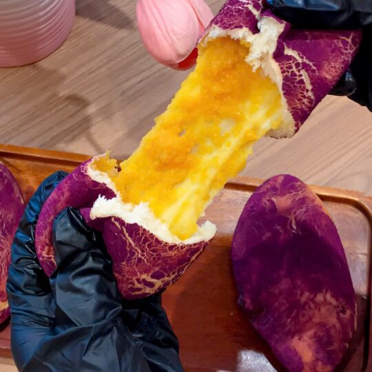 bánh mì khoai lang phô mai