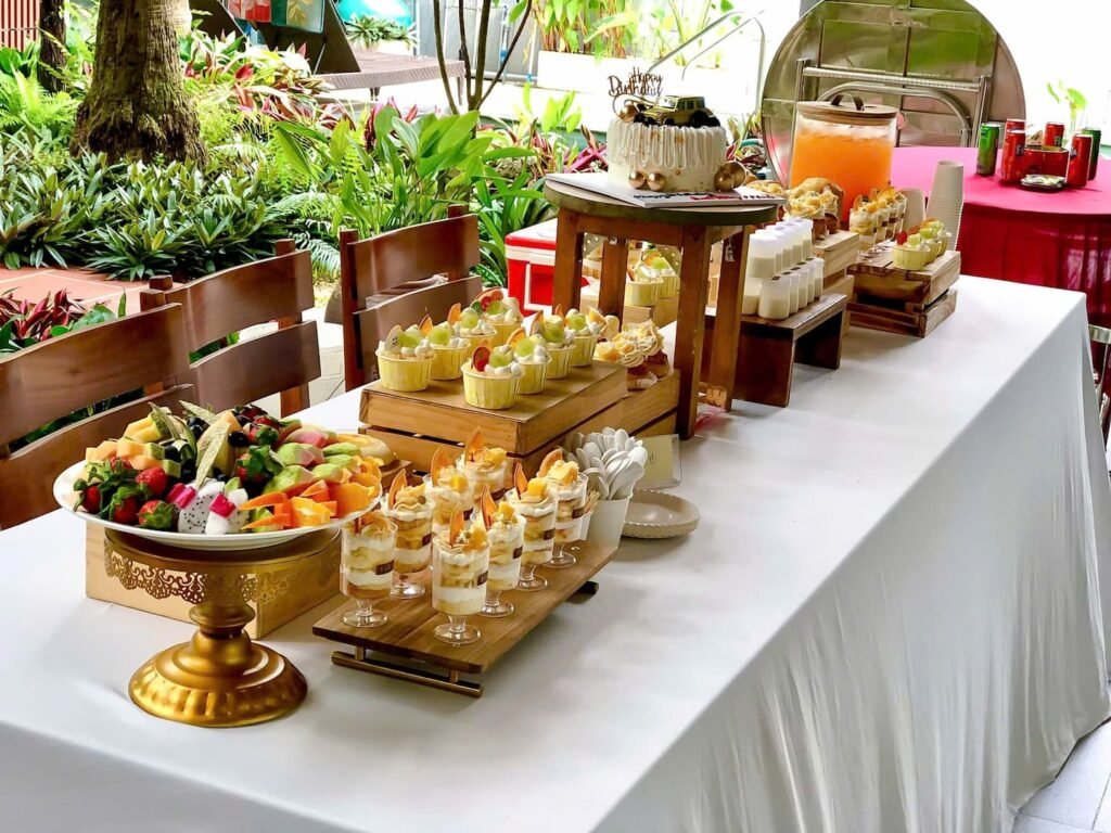 tiệc teabreak nhỏ xinh tại nhà cho tiệc sinh nhật