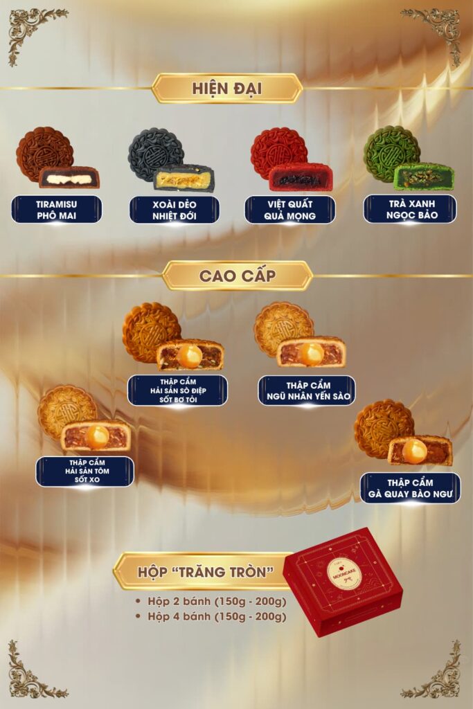 CÁC DÒNG BÁNH TRUNG THU