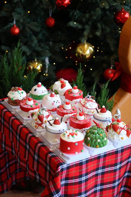 Bánh kem 7cm decor noel
