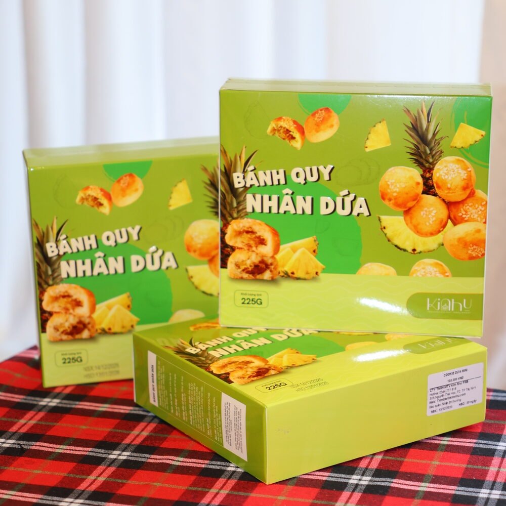 Bánh quy hộp dứa