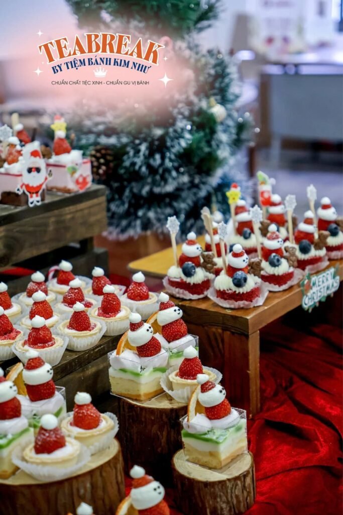 teabreak noel tại Tây Ninh do tiệm bánh Kim như thực hiện