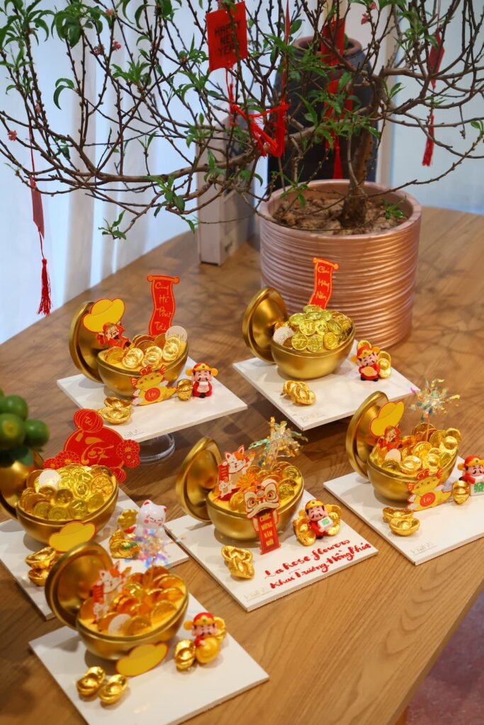 Bánh kem thỏi vàng