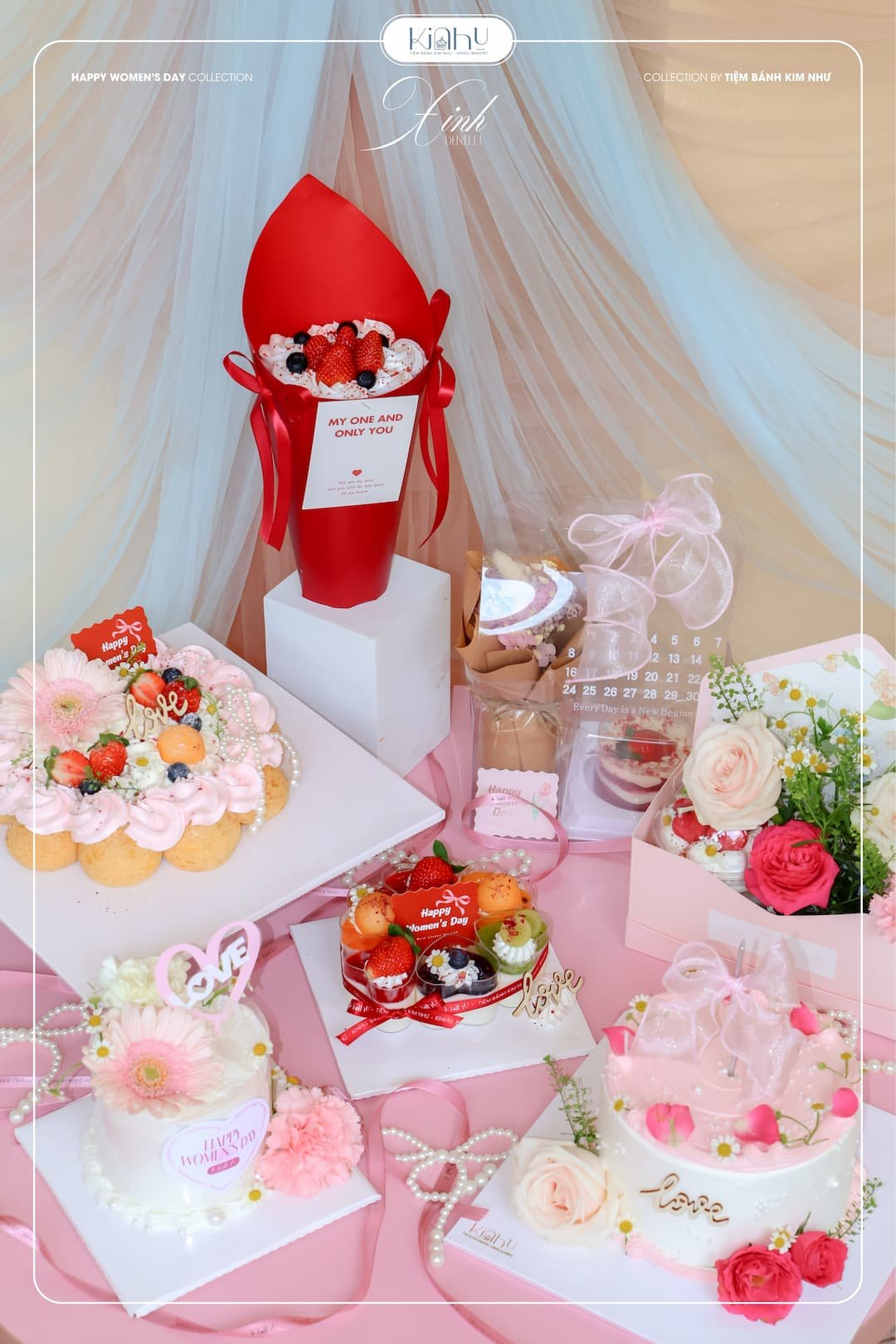 Bộ sưu tập bánh ngày 8/3