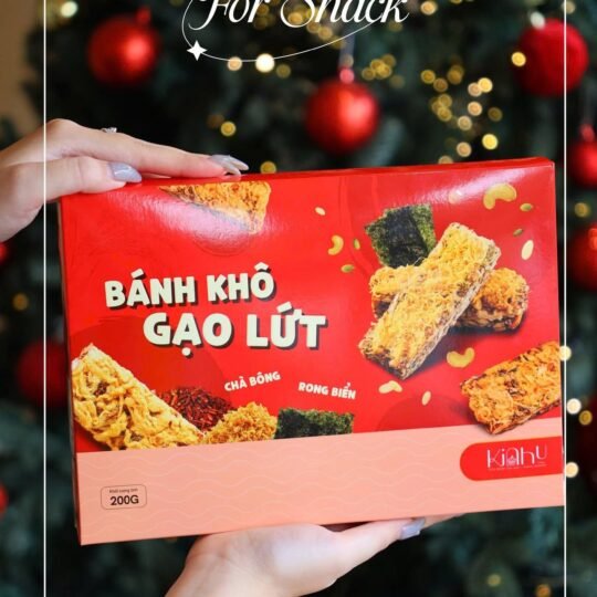 Bánh khô gạo lứt box