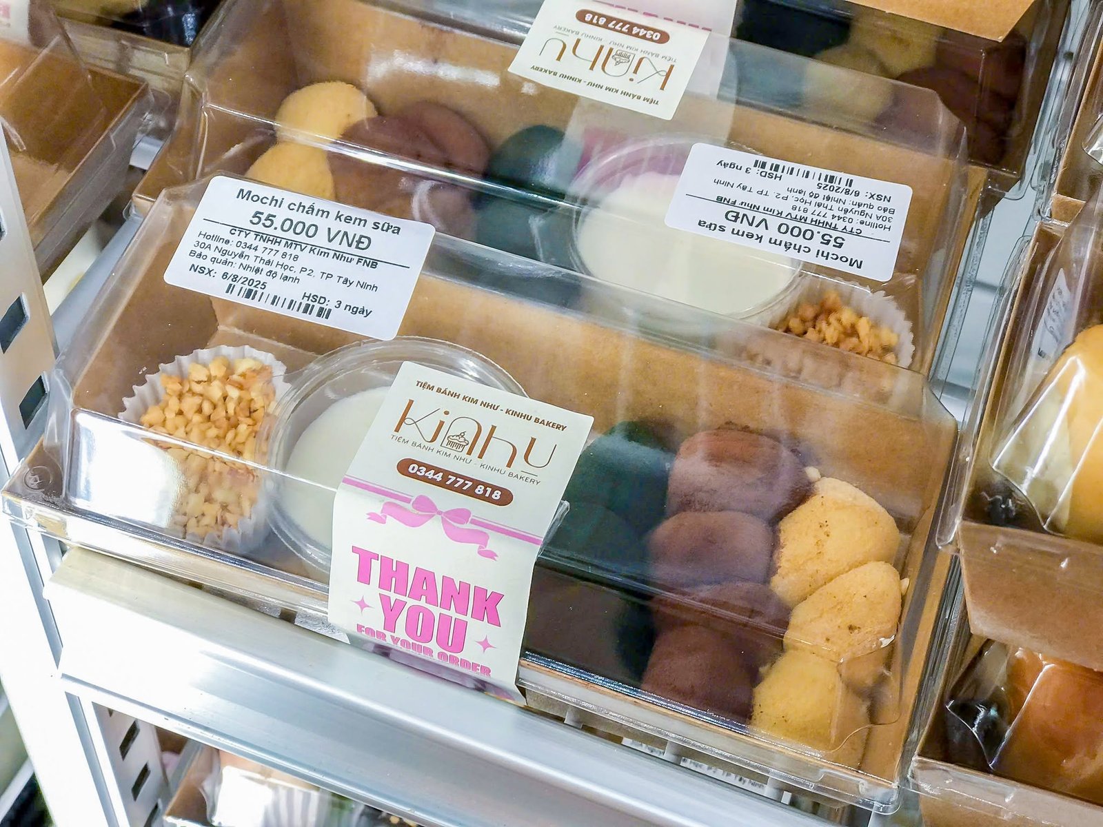 Mochi chấm kem sữa
