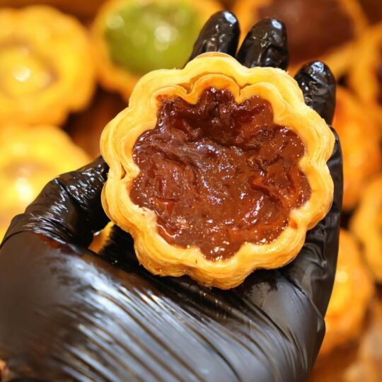 tart trứng socola