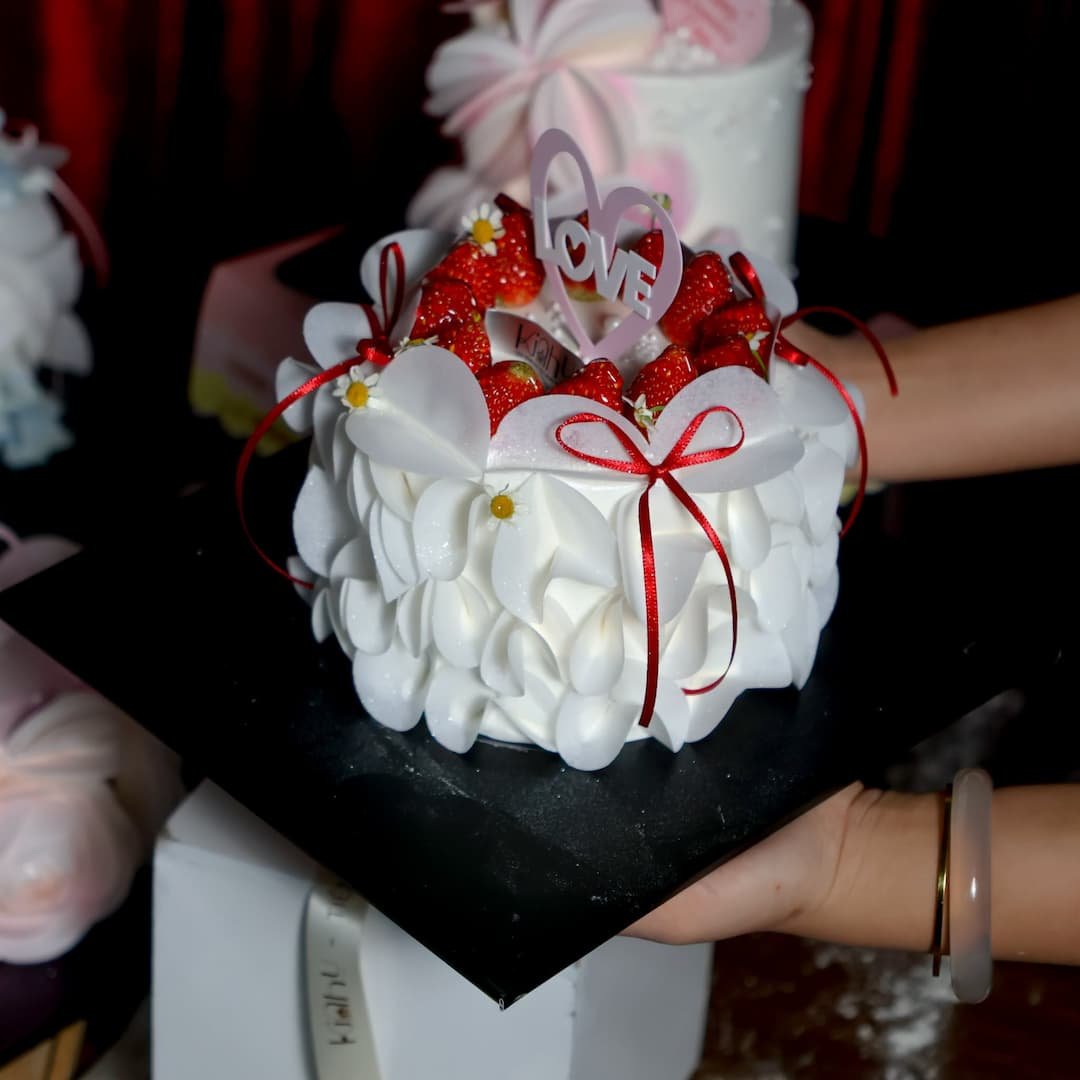 bánh kem giấy gạo toàn bánh - 14cm 480k