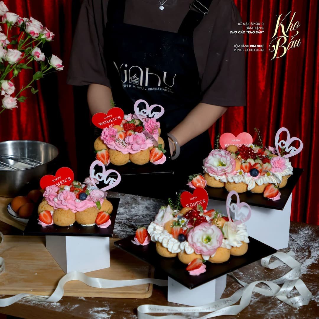 bánh su decor - 8 cái 220k, 12 cái 330k