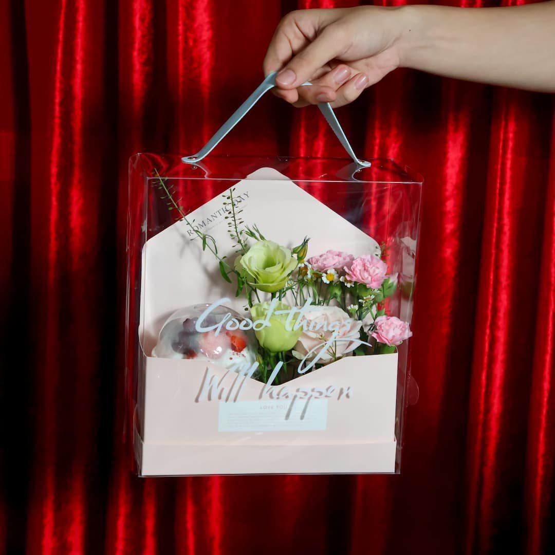set bánh ngọt hoa tươi 215